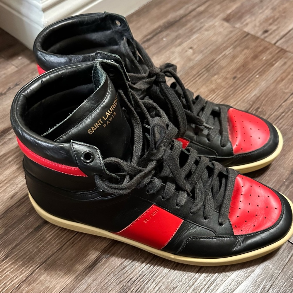 Saint Laurent Court High Tops